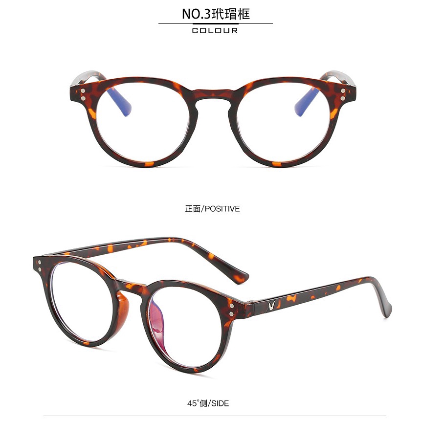 Kính mắt tròn bằng nhựa thời trang nữ / nam | BigBuy360 - bigbuy360.vn