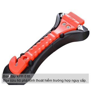 Búa đập kính oto, Búa cứu hộ phá kính thoát hiểm trường hợp nguy cấp - Phụ kiện xe hơi car
