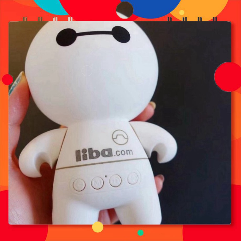 Loa bluetooth mini Music A9 Baymax thiết kế nhỏ gọn tạo cảm giác thân thiện, dê thương 7038 A Q/Q
