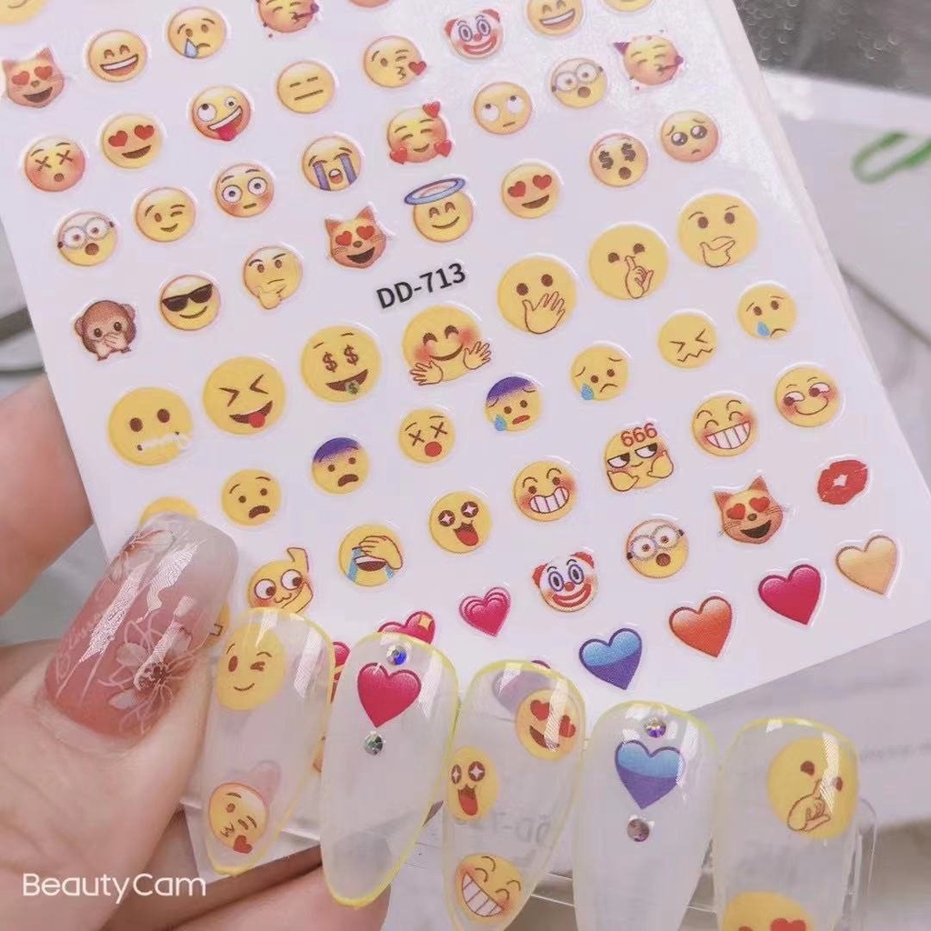 sticker trang trí nail dd713