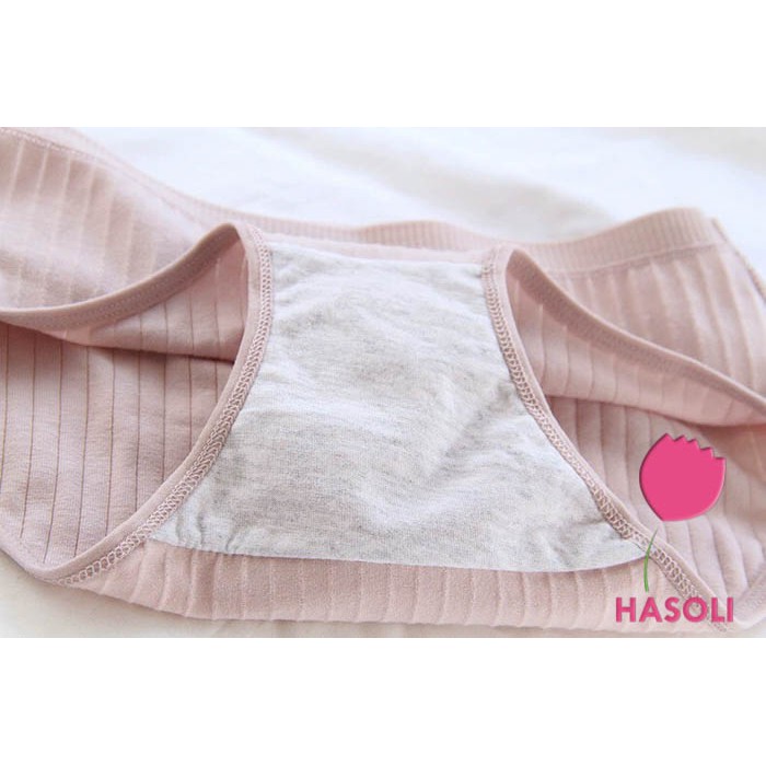 Quần Lót Nữ Cotton Kháng Khuẩn Y Tế Mềm Thoáng Hình Dâu Hồng S65