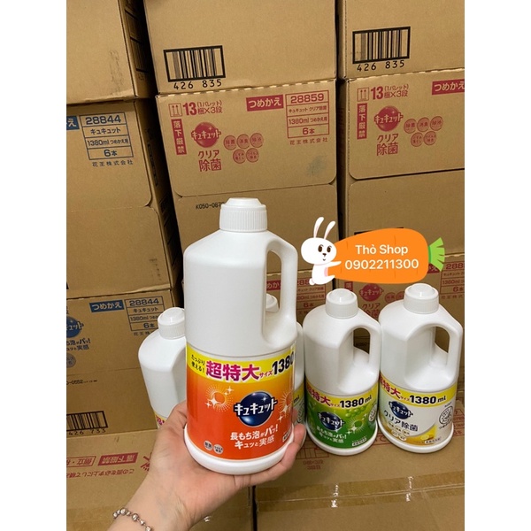 Nước Rửa Bát Kao 1380ml Nội Địa Nhật Bản