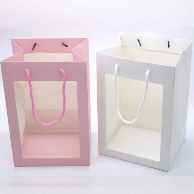 Túi giấy không kèm hoa và quà kích thước xem các hình sau