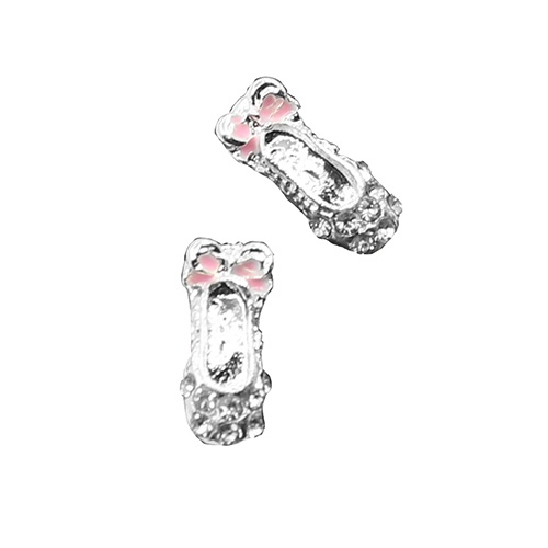 Bông tai hình giày ba-lê đính nơ xinh xắn