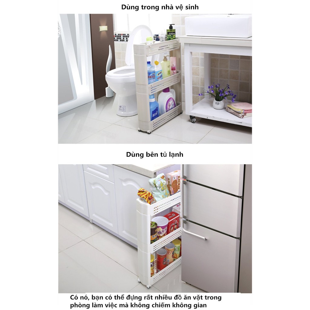 Kệ cạnh tường đa năng 3 tầng HomeStar