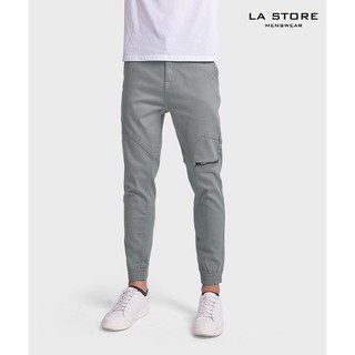 Quần jogger Routine - Quần Jogger jean nam màu Đen và Xám (QJ124019 và QJ124022)