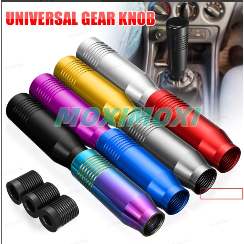 Tay Nắm Cần Số Xe Hơi Mugen Uinversal Bằng Hợp Kim Nhôm Nhiều Màu 85MM