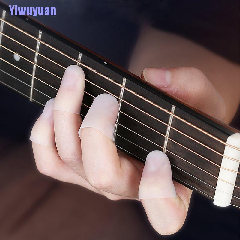 Bộ 4 Vỏ Bọc Bảo Vệ Ngón Tay Bằng Silicone Khi Chơi Thể Thao