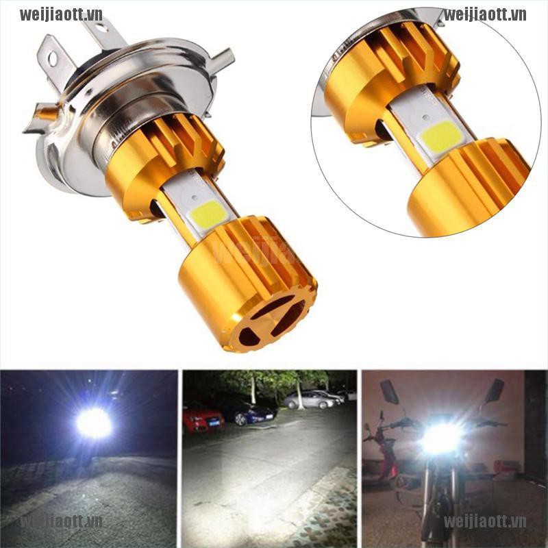 Đèn Pha Led Wjiao H4 3 Cob 6000k Hi/Lo 18w Vn