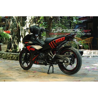 Tem Trùm Exciter 150 Monster đỏ đen