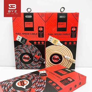 Cáp sạc nhanh Micro USB BYZ BC090M dài 3M