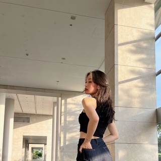 Áo croptop sát nách EDINI - A1368