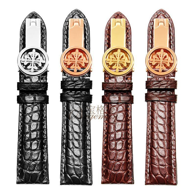 PATEK PHILIPPE Dây Đeo Đồng Hồ Bằng Da Pu Phong Cách Sang Trọng Dành Cho Nam