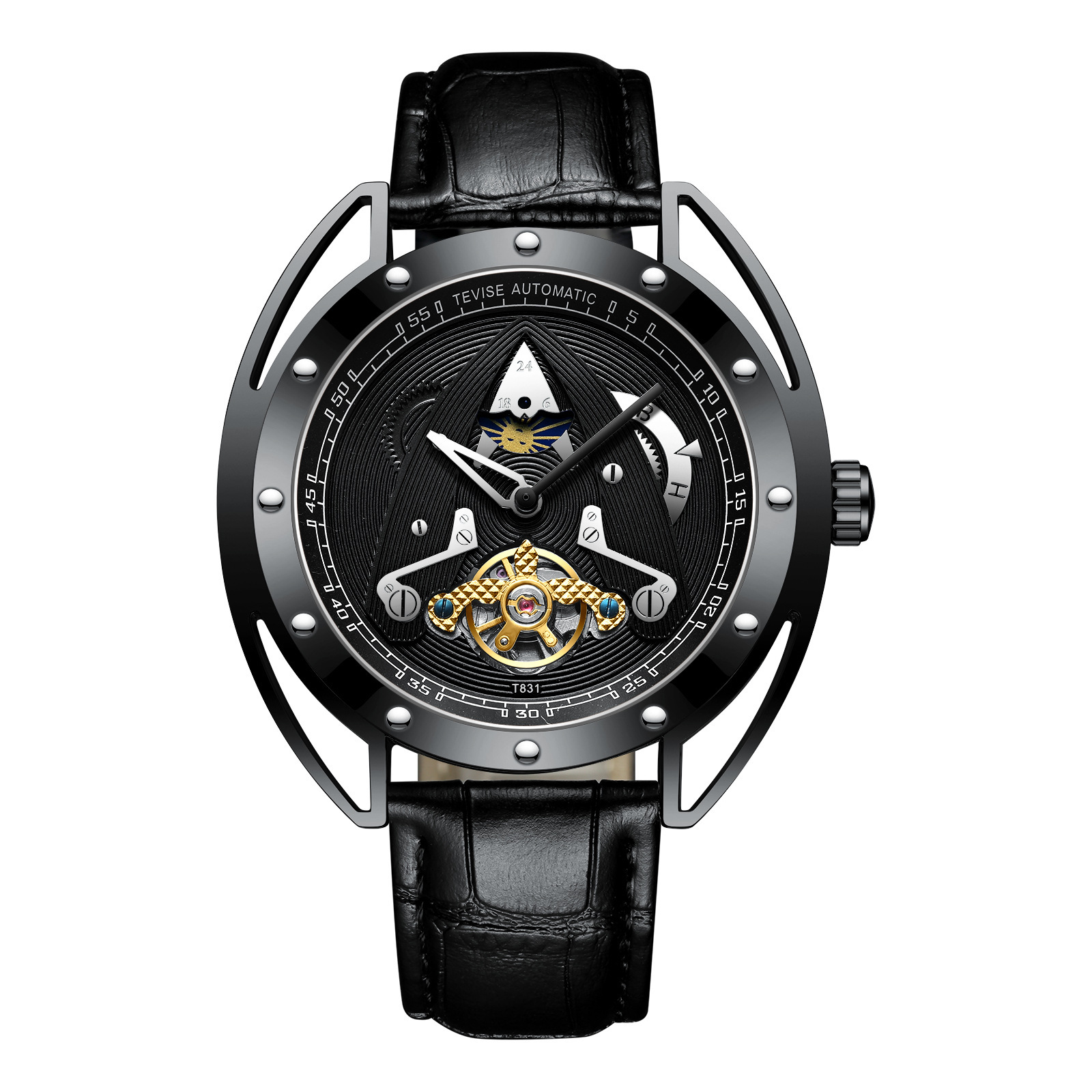 Đồng hồ Tevise Tourbillon Cơ Khí Chống Thấm Nước Hiệu Quả Của Thụy Sĩ Dành Cho Nam t831