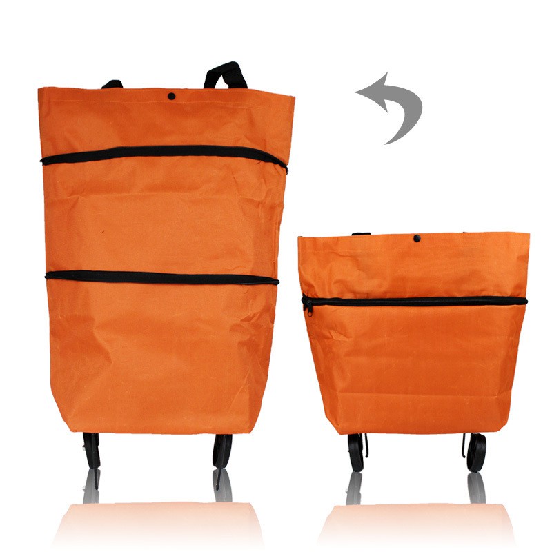 Xe kéo đi chợ dạng túi dài có bánh xe X