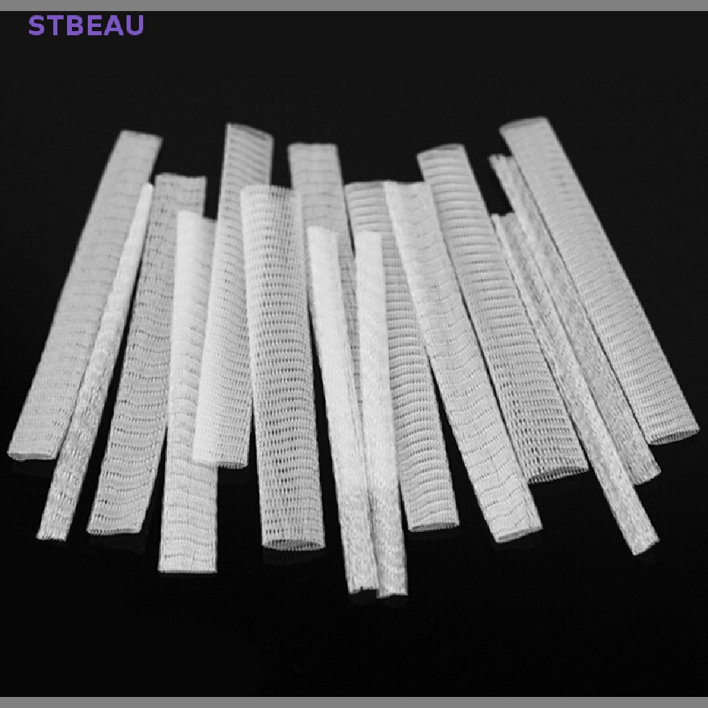 Set 15 / 50 Cọ Trang Điểm Màu Trắng Có Vỏ Lưới Bảo Vệ