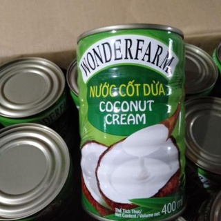 Nước Cốt Dừa Wonderfarm 400ml ( Lon )