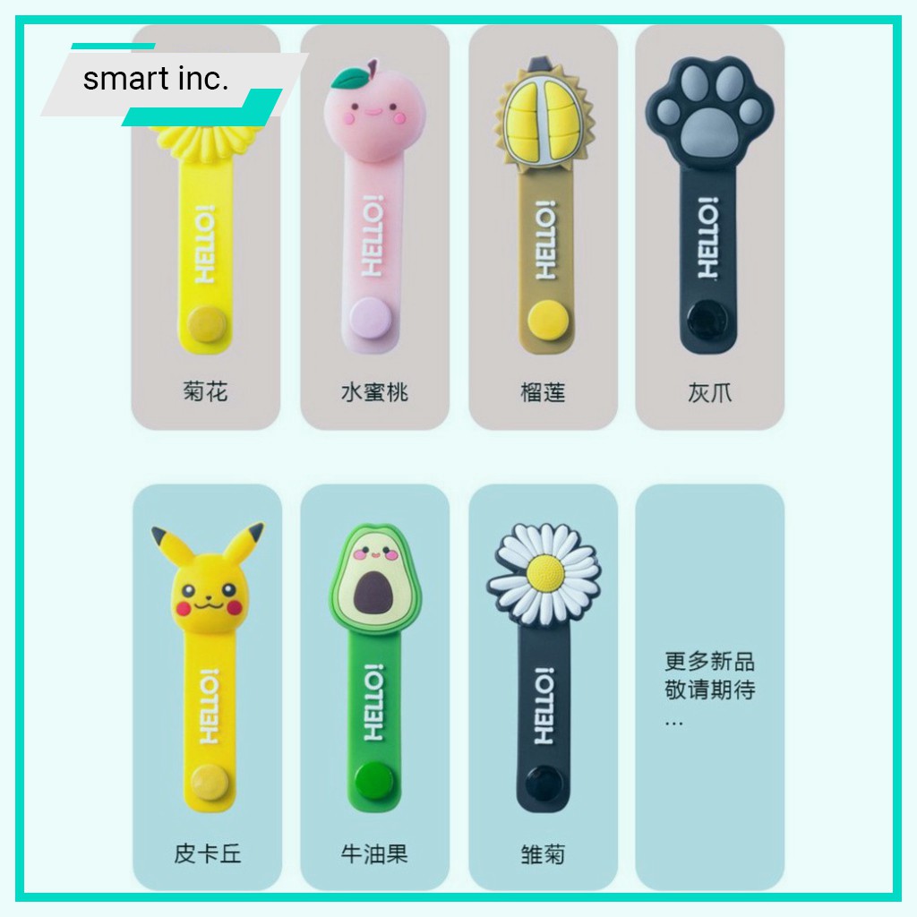 Kẹp Cuốn Quấn Thu Gọn Bảo Vệ Cáp Sạc Dây Sạc Chống Rối Cute Dây Quấn Gọn Cáp Sạc Điện Thoại Tai Nghe Dễ Thương | BigBuy360 - bigbuy360.vn