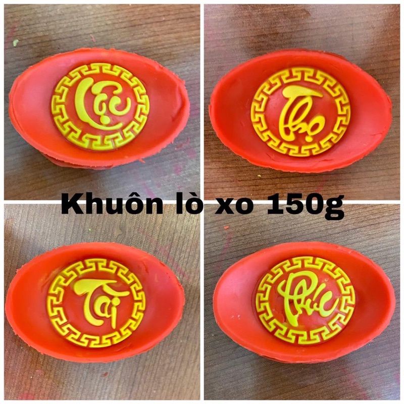 Khuôn thỏi vàng 150g lò xo size to