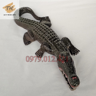 Tượng cá sấu gốm Bát Tràng size lớn