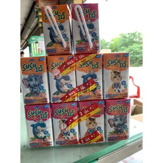 Sữa Susu IQ Vinamilk Dâu, Cam 110ml