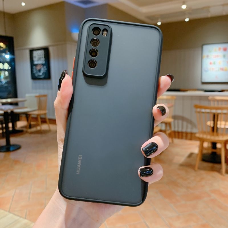 Ốp điện thoại cứng màu kẹo bảo vệ camera cho Huawei Nova Y70 8 Pro Plus 7 SE 7i 4E 3i 5G 4G 2022