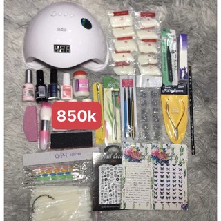 Combo đồ nail cơ bản tặng kèm set sơn KG