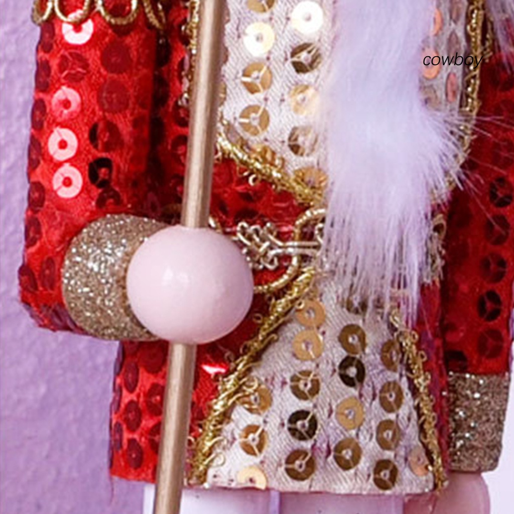 (Cao Bồi) Đồ Chơi Con Rối Hạt Dẻ Mini Truyền Thống Trang Trí Nhà Cửa Chủ Đề Giáng Sinh