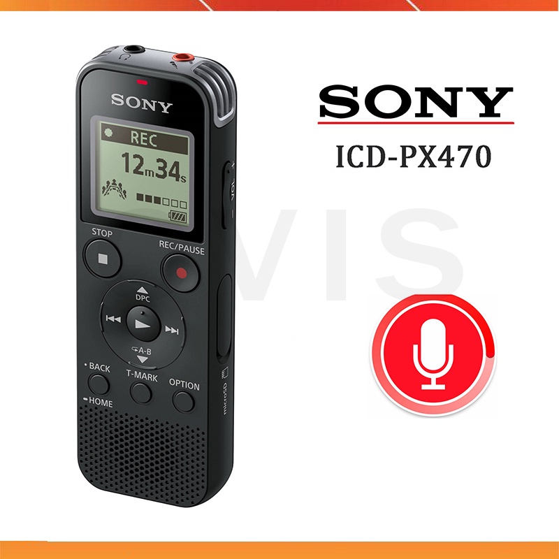 Sony ICD-PX470 - Máy Ghi Âm Chất Lượng Cao [HÀNG CHÍNH HÃNG]