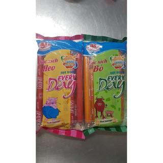 Combo 5 gói Xúc xích tiệt trùng ăn liền Hạ Long 250g ( 10 cây)