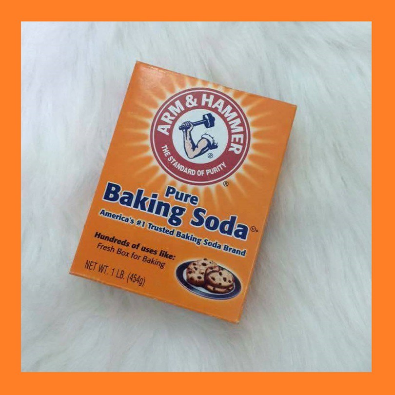 [ 02 hộp ] bột baking soda Arm &amp; Hammer 454gram / bột nở làm bánh / bột tẩy rửa đa năng