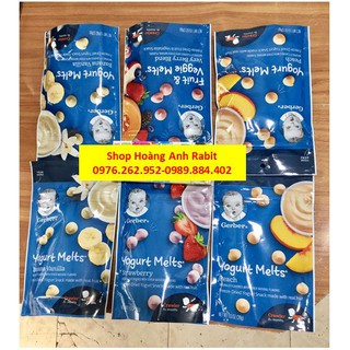 Sữa chua khô Gerber các vị của Mỹ