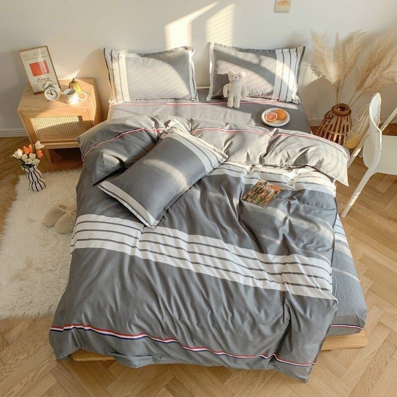 combo set chăn đũi 4 món và thảm chân