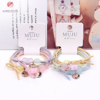 Set 3 sợi dây cột cột tóc cho bé hình hạt tim đủ b328 - ngẫu nhiên