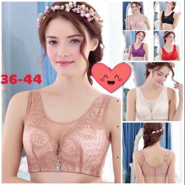 (Ảnh thật tự giới thiệu ) siêu phẩm áo lót định hình vòng ngực to khủng dây lưng bản to gen mỡ