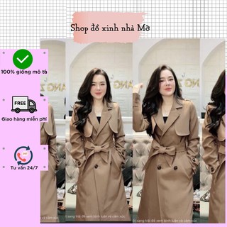 Áo khoác mangto kaki 2 lớp dáng dài hàng QCCC
