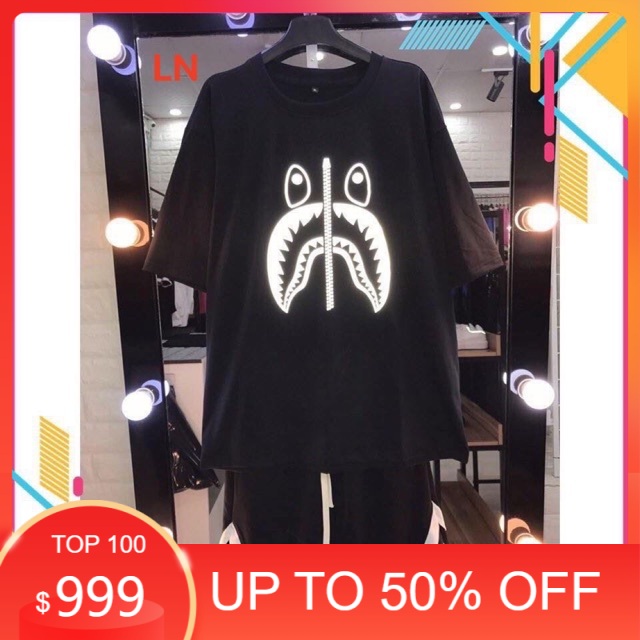 Sét áo phản quang răng cá+ quần đùi V LN12 , sét áo nam nữ, chất đẹp, sét bộ mặc ở nhà - FANI MODY