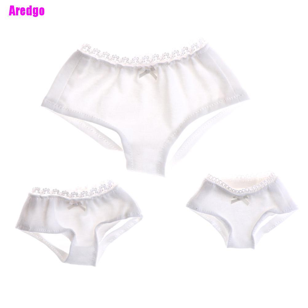 [Aredgo] 1/3 1/4 1/6 Solid White Underwear Briefs for BJD SD Dollfie Dolls Clothes