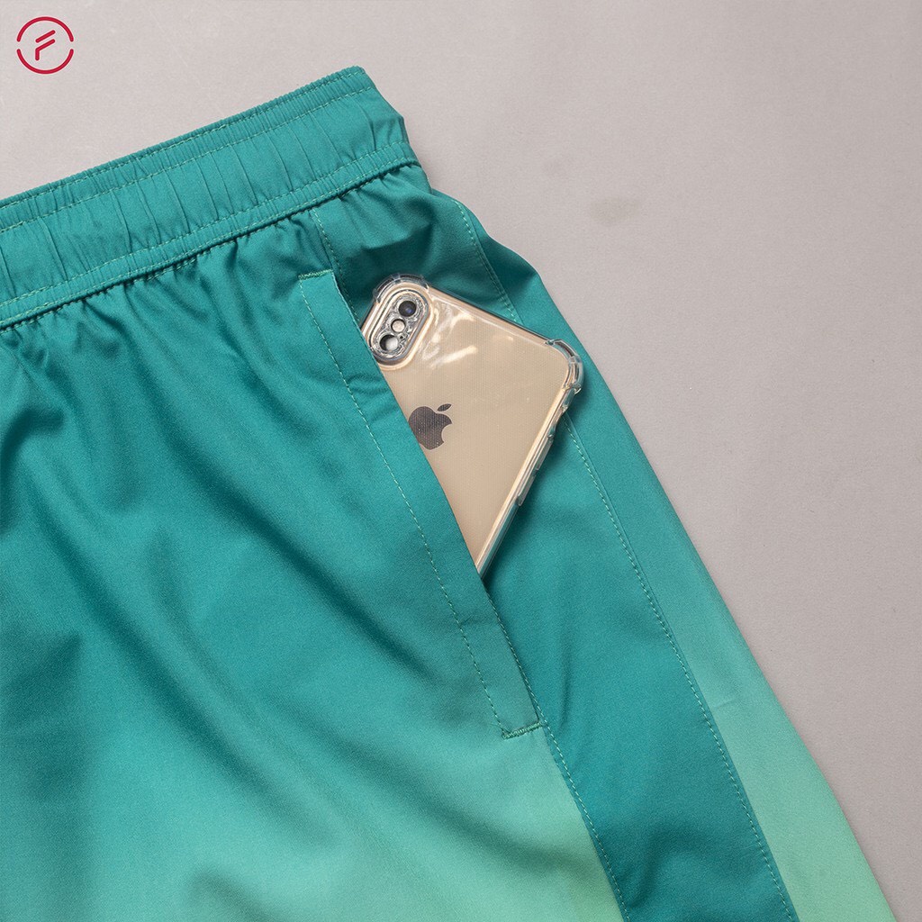 (CHÍNH HÃNG) Quần đi biển nam quần bóng đá vải gió có dây rút thể thao co giãn , túi có khóa kéo  S21464