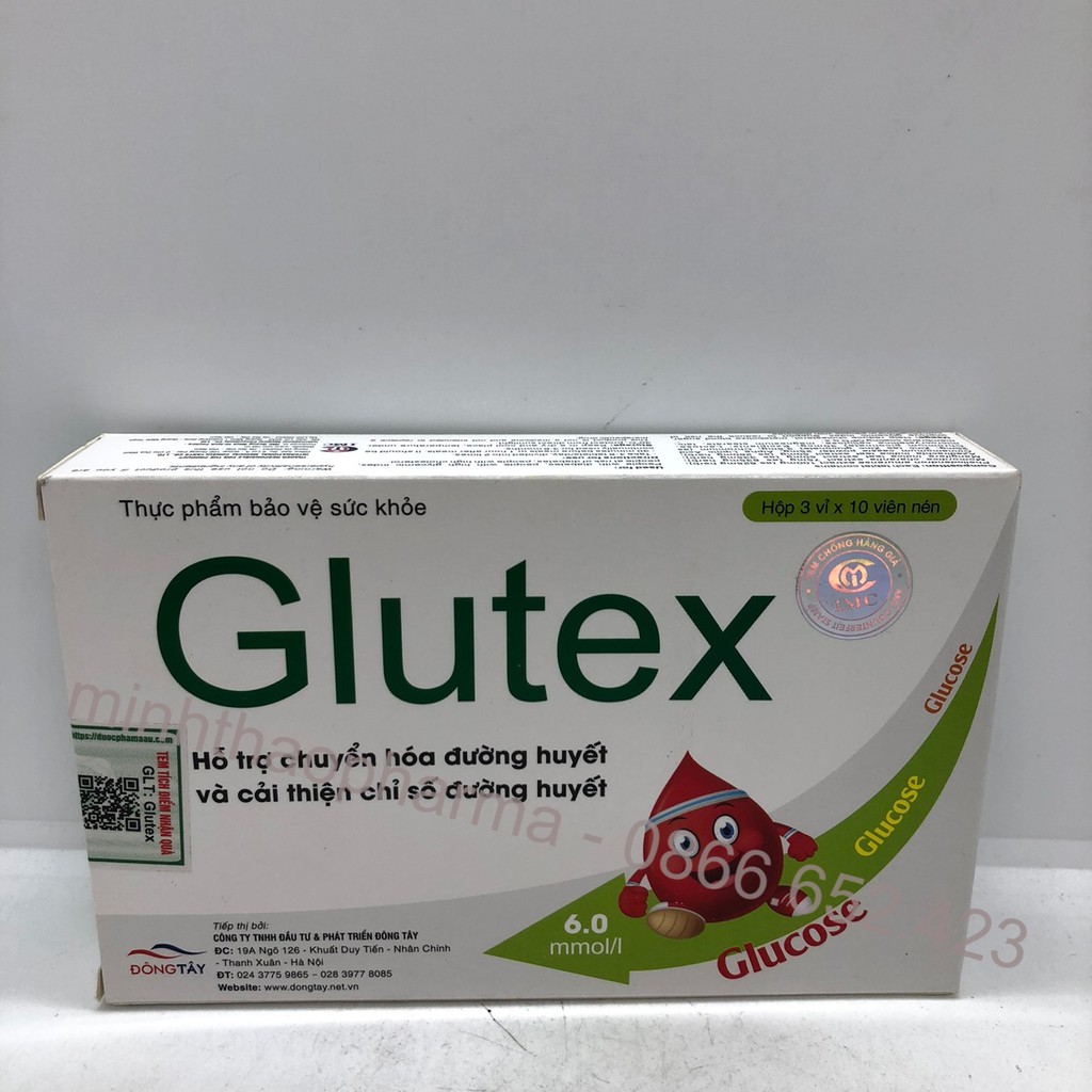 [CHÍNH HÃNG ] GLUTEX HỘP 30 Viên