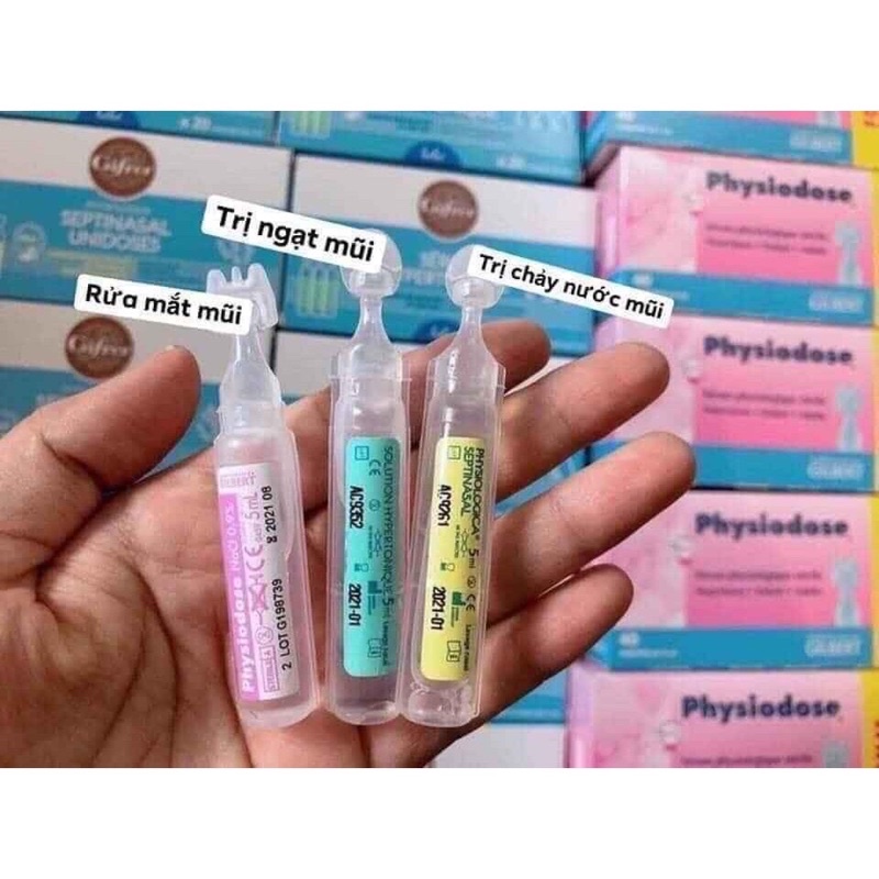 Fysoline - Nước muối sinh lý Pháp - Vệ sinh mắt, mũi, miệng cho bé