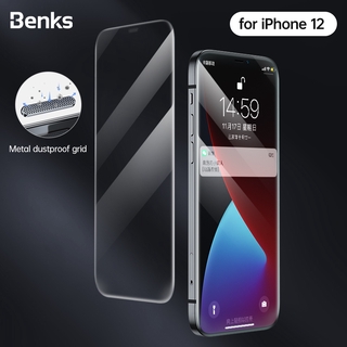 [Benks Official] Benks OKR+ Cho Iphone 13 12 Mini Pro Max Kính Cường Lực Bảo Vệ Màn Hình Dành Với lưới chắn bụi kim loại iphone13