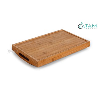 [GỖ DÀY ĐẸP] Khay gỗ đựng trà gỗ tre cao cấp số 13