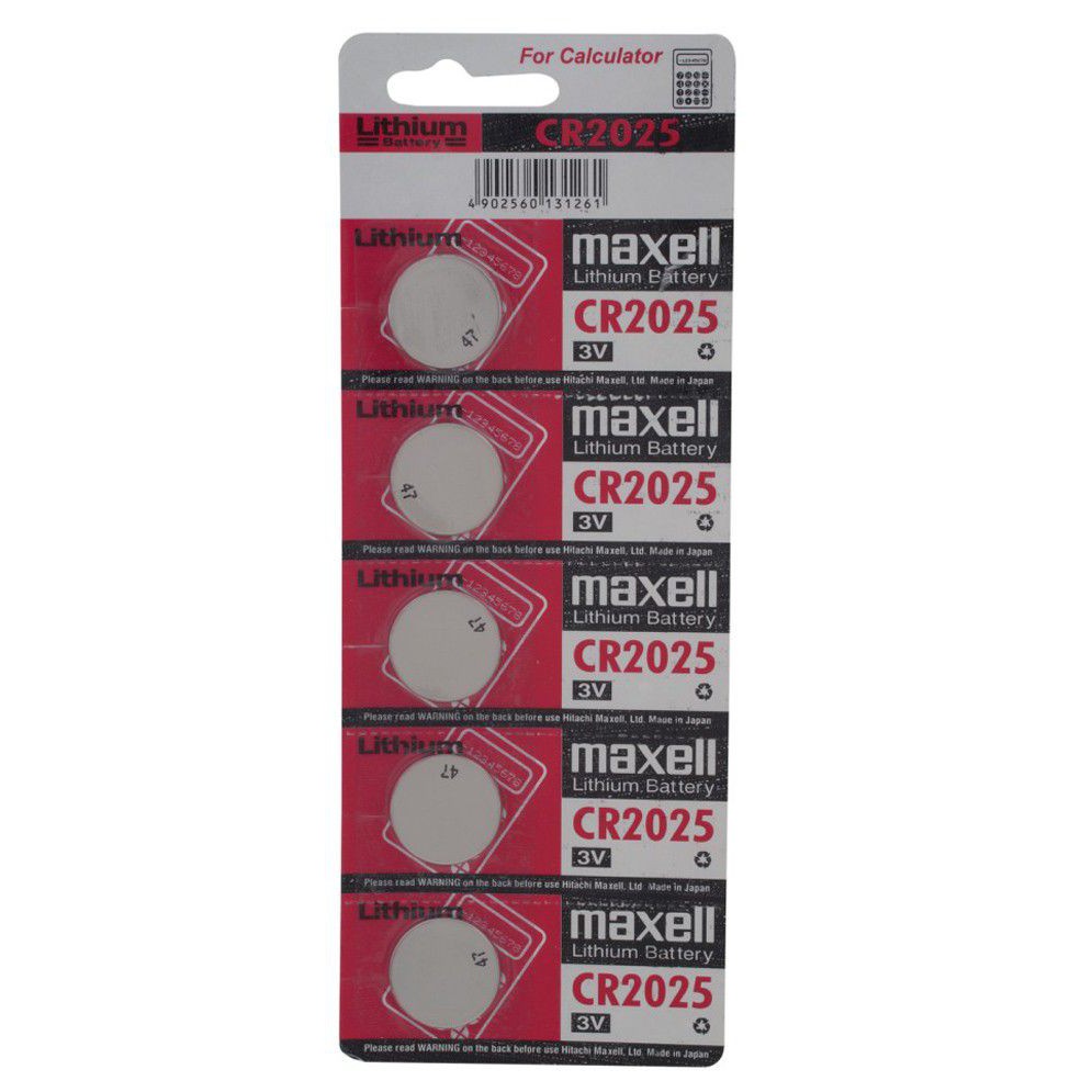 Pin Maxell CR2025 3V Lithium vỉ 5 viên