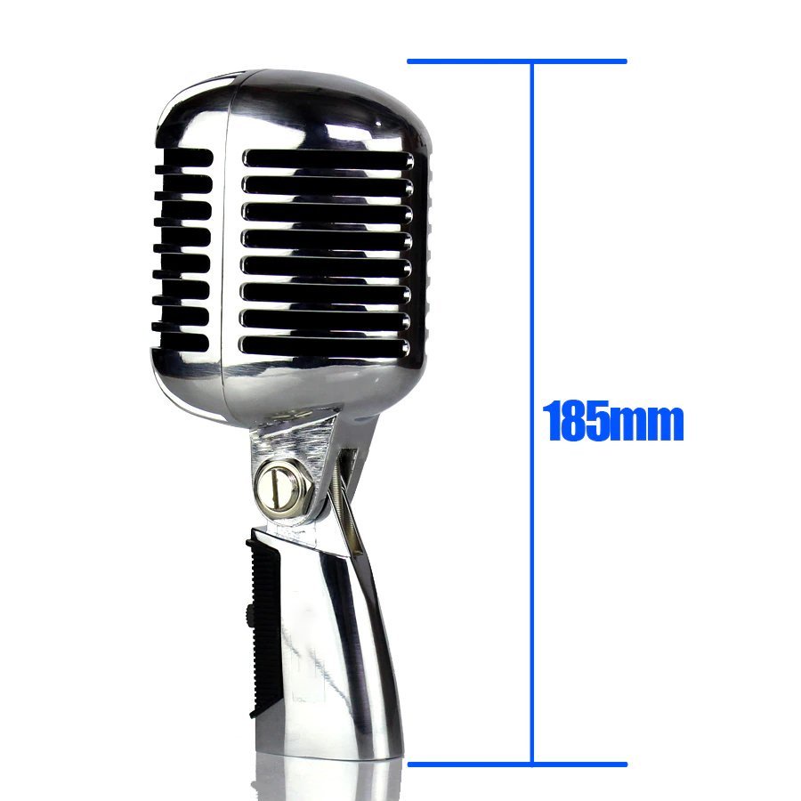 Micro MTMax B2-Pro karaoke sân khấu phong cách vintage (cổ điển) - Mic có dây chuyên dùng cho phòng trà, karaoke live