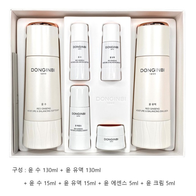 [ CHÍNH HÃNG ] Set dưỡng da Donginbi Red Ginseng Softener & Emulsion