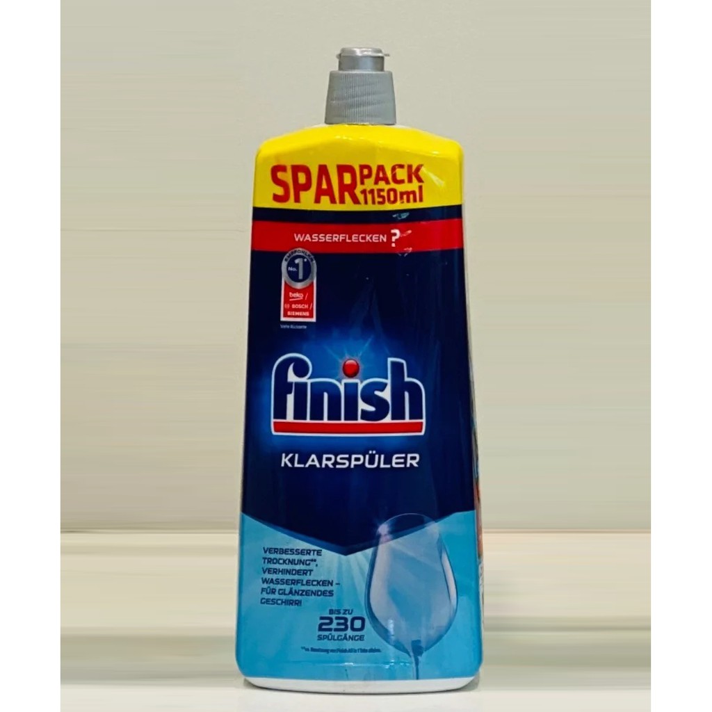 Nuớc làm bóng và khô bát Finish 1150ml , nuớc trợ xả chuyên dùng cho máy rửa chén bát, nuoclambongfinish bongfinish