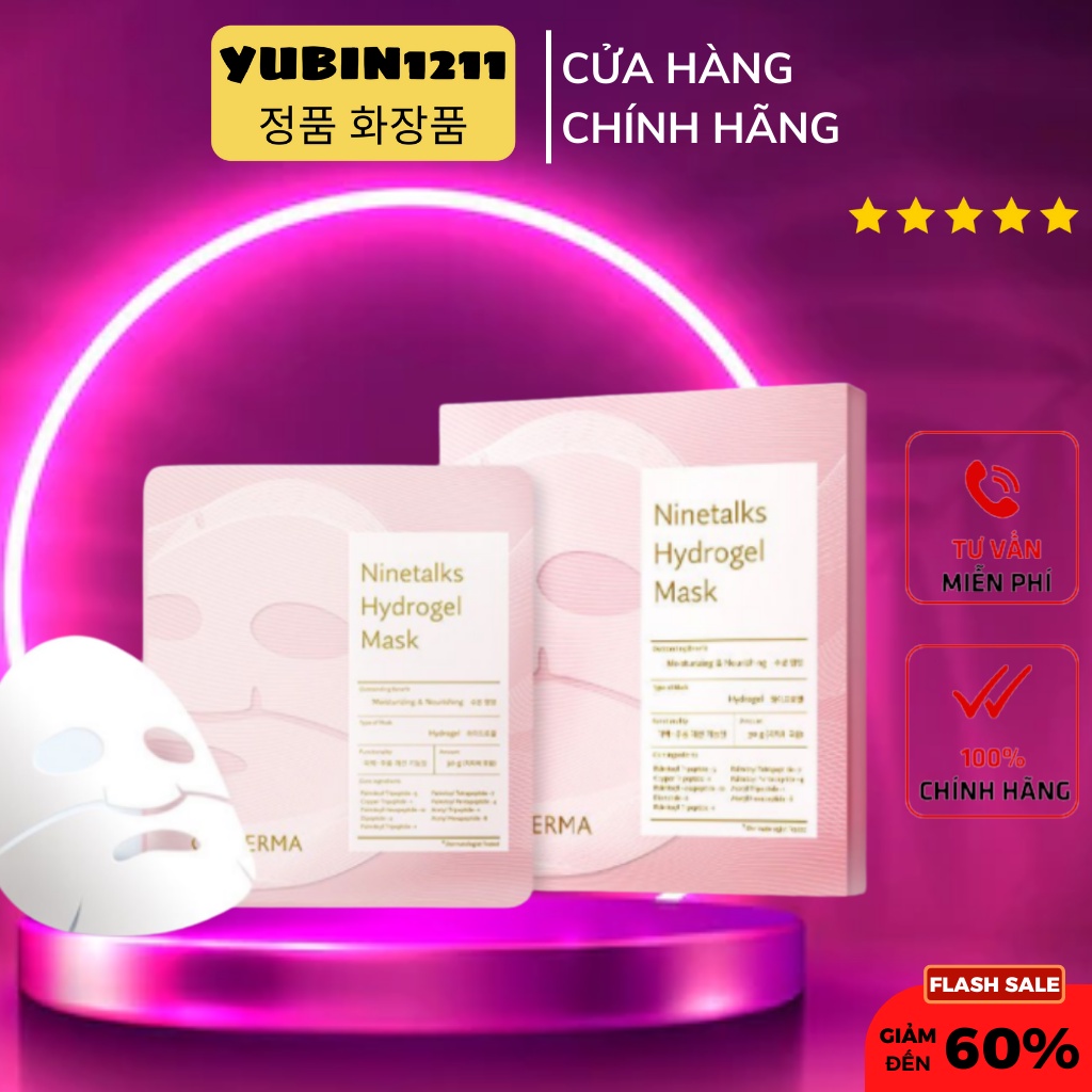 MẶT NẠ THẠCH SINH HỌC CELDERMA NINETALKS HYDROGEL MASK