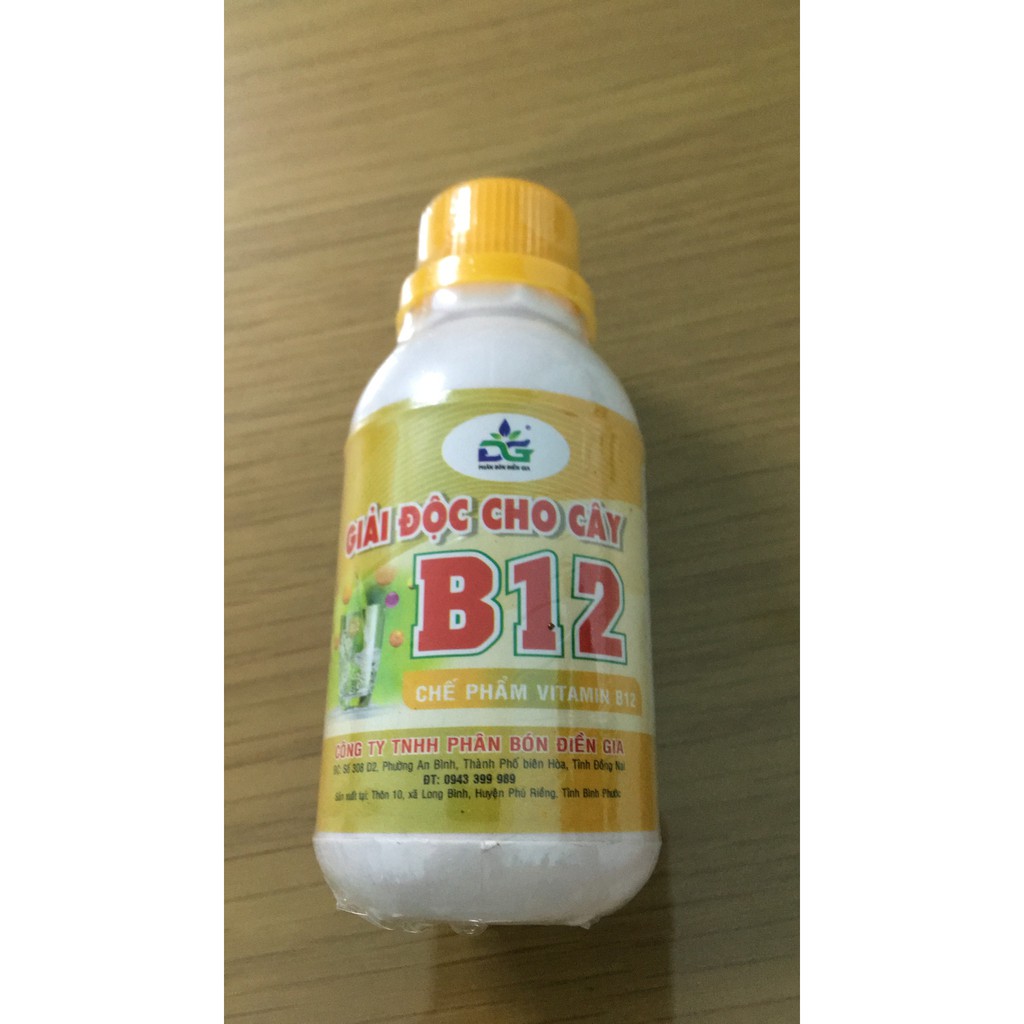 Chế phẩm vitamin b12 ĐG Giải độc cho cây và hoa lan lọ 100ml