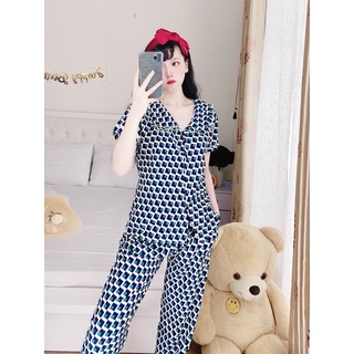 Bộ lụa mango tay ngắn , mền mịn mát